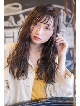 ケイト(kate) kate大宮 ココアアッシュブラウン×くしゅモテロング