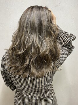 アジールヘア 東上野店(agir hair) ハイライトグレージュ/透明感カラー【上野/東上野】