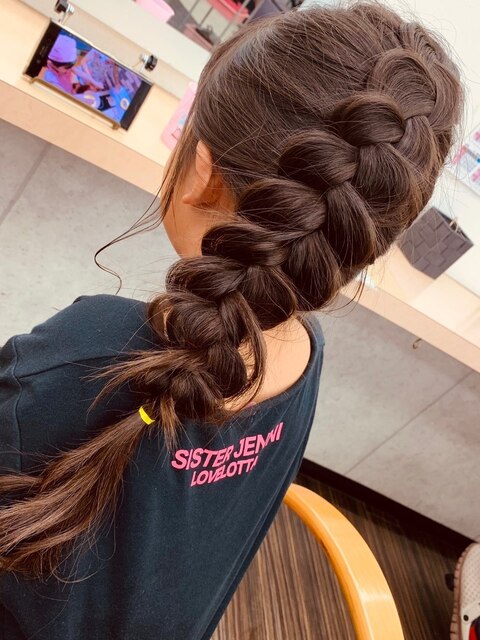 2024年夏秋】編込みアレンジキッズのヘアスタイル｜BIGLOBE Beauty 