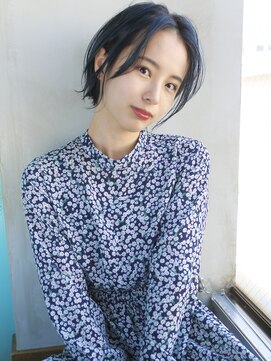 バース(BIRTH) 天神【BIRTH】大人かわいいくすみブルーボブ