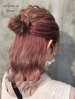 グランデュール 焼津店(GRANDEUR)&nbsp;【GRANDEUR焼津店】ミディアム×ピンクカラー