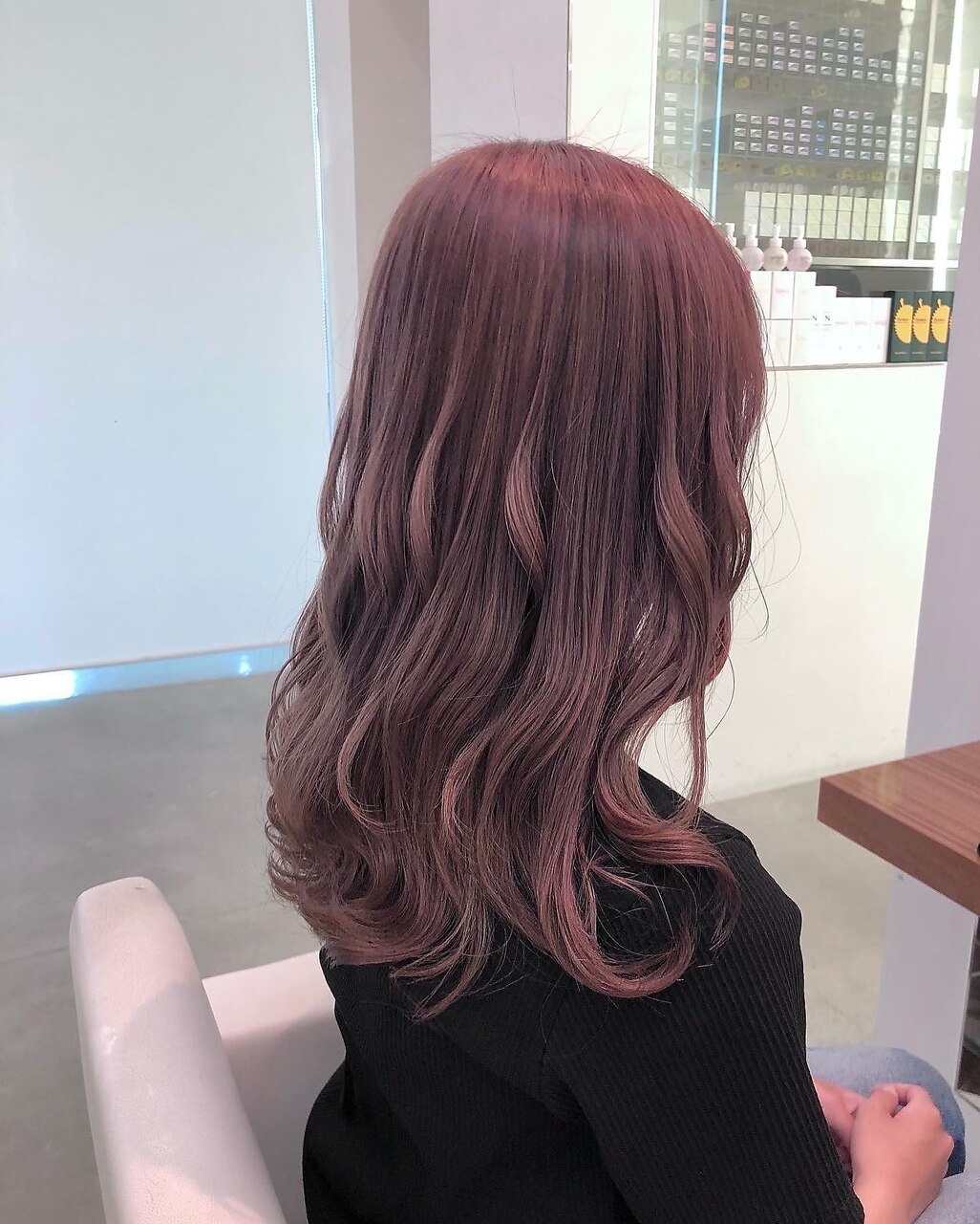 ピンクラベンダーグレージュ：L165495423｜カッツ 駅家店(CUT S