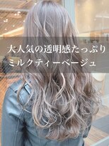 ロータス ヘアデザイン 船橋店(Lotus Hair Design) ☆ミルクティーベージュ　on リラックスロングウェーブ☆