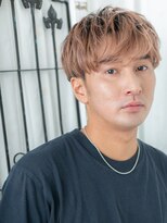 モッズヘアメン 名護大東店(mod's hair men) 無造作に決める外国人風カラーツーブロックマッシュa名護大東