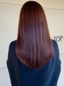 トップヘアスパアンドリゾート 鳴海(TOP HAIR spa&resort) お仕事でも派手すぎない。カシスピンクカラー！！/ベビーピンク