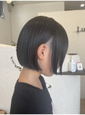 切りっぱなしボブ