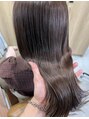 テラスヘアラボ 新潟駅南(TERRACEhairLab.)&nbsp;赤味を抑えた透明感ミルクティーベージュ