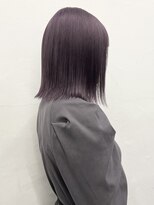 ココ 原宿(KOKO)&nbsp;ラベンダー黒髪小顔クラゲヘアーオリーブグレーココアベージュ