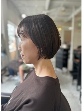 ソイクフ 四条大宮店(SOY-KUFU) 20代30代40代◎イメチェン似合わせカットフルバングショートボブ