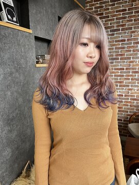 空 【kazuki】ハイトーン／エンドカラー/ツートン