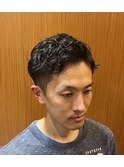 銀座 理容室 スパイラルパーマ メンズカット