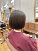 切りっぱなし丸みツヤボブ『Nao』