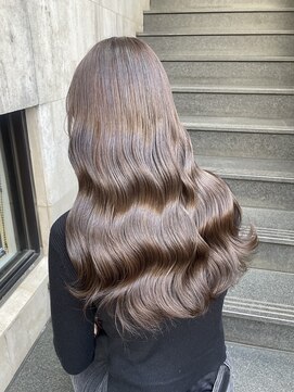 ラグーン 原宿 表参道(LAGOON) 【LAGOON】ブリーチなし/ミルクベージュ/ショコラカラー/艶髪