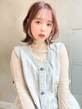 ロロ(ro-ro) 【恵比寿roro】ピンクブラウン×インナーベージュカラー