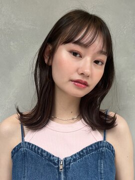 ガーデンヨコハマ(GARDEN YOKOHAMA) ウェーブミディアムレイヤーカット似合わせカットメルティカラー