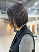 ボブ縮毛矯正30代40代似合わせヘア小顔ヘア大人可愛い韓国ヘア