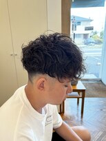 アンソル オブ リシェール(N'SOL of RICHAIR)&nbsp;ベリーショート/ダークアッシュ/ニュアンスパーマ/韓国マッシュ