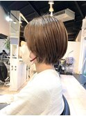 長めショートボブ11
