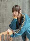 モードにもカジュアルにも◎姫カット×アレンジ