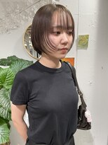 クリアーオブヘアー 栄南店(CLEAR of hair) ショートボブ×顔まわりレイヤー/osumi