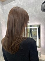 ロウ 町田(ROW)&nbsp;大人かわいいエギョモリ ミルクティーブラウン ひし形シルエット