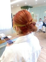 モリオフロムロンドン 大宮店(morio from London)&nbsp;ゴムだけでできる簡単アレンジ【金山】