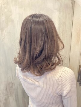 ヘアーリゾートガーデン 南林間店(Hair Resort Garden) 小顔/薄いピンクのサンドベージュ