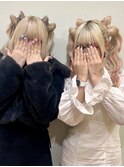 ふたごヘア(^○^)『立体リボンツインテールふたごヘア♪』