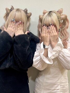 アップスニニー(up's niny) ふたごヘア(^○^)『立体リボンツインテールふたごヘア♪』