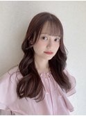 ブリーチなしレッドブラウン