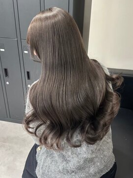 ベレーザ 渋谷(BELEZA) 13327黒髪くびれヘア髪質改善レイヤーカット韓国風巻きワンホン