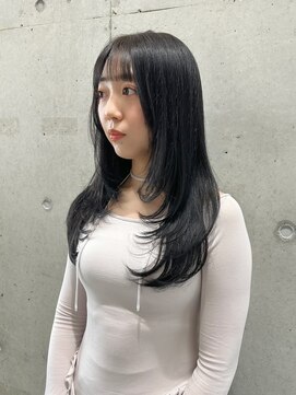 シーク 天神(SEEK) 松尾菫菜/レイヤーカット/韓国ヘア/グレージュ