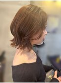 海外風外はねボブスタイル