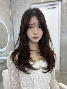 フォンズ(FONS) 透明感赤味なしカラー/ロングレイヤー/シースルー前髪/表参道