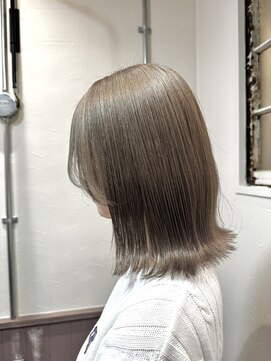 ヘアーサロン キー(Hair salon key) ミルクティーカラー