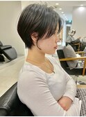 大人かわいいハンサムショート
