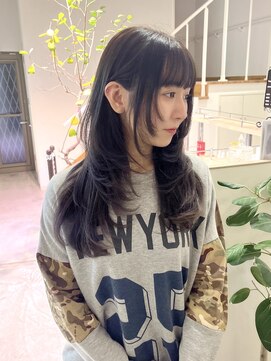 グレージュカラー×レイヤー♪