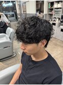 MEN’S HAIR/波巻ツイストスパイラル/フェザーパーマ/本町