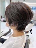 【相模大野カット】抜け感ショートひし形シルエット
