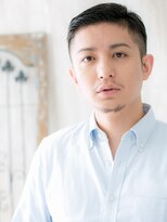 モッズヘア メン 仙台愛子駅前店(mod's hair men)&nbsp;清潔感ビジネス黒髪スーツ社会人フェザーショートb仙台愛子