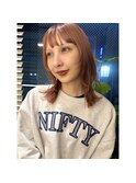 【透明感オレンジベージュ】