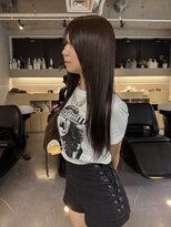 エマノン(EMANON) 福岡天神 ブリーチなしカラー 透明感カラー 髪質改善