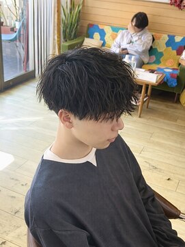 ヘアーフェロー HAIR fellow ナチュラルマッシュ×テーパーフェード