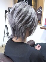ブレイズヘアー(BLAZEhair)&nbsp;【白髪多い人にお勧め】脱白髪染めバレイヤージュ×ブリーチ３回