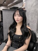 ネームレス 心斎橋(nameless)&nbsp;レイヤーカット×髪質改善TR 動きのあるロング｜心斎橋 暗髪