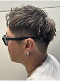 メンズハイライトショート