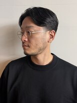 シーセブン(CCCCCCC) テーパーフェード×センターパート