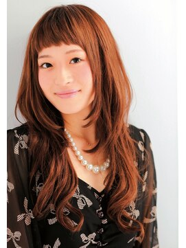 サファイア(SAPPHIRE) 短めバングと姫ラインのコラボレーション♪こりゃまいった(+o+)