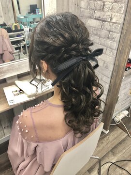 ヘアセット専門店 ナゴミ 渋谷店(nagomi) ポニーテール/ヘアセット/ヘアメイク/三つ編み/編み込み