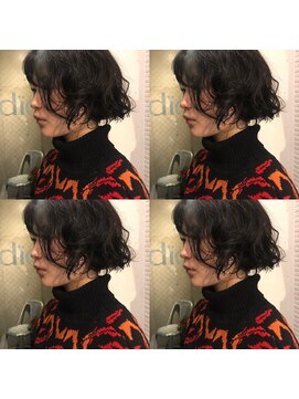 ビビト(bibito) bibito デジタルパーマ モードボブ 黒髪ヘア